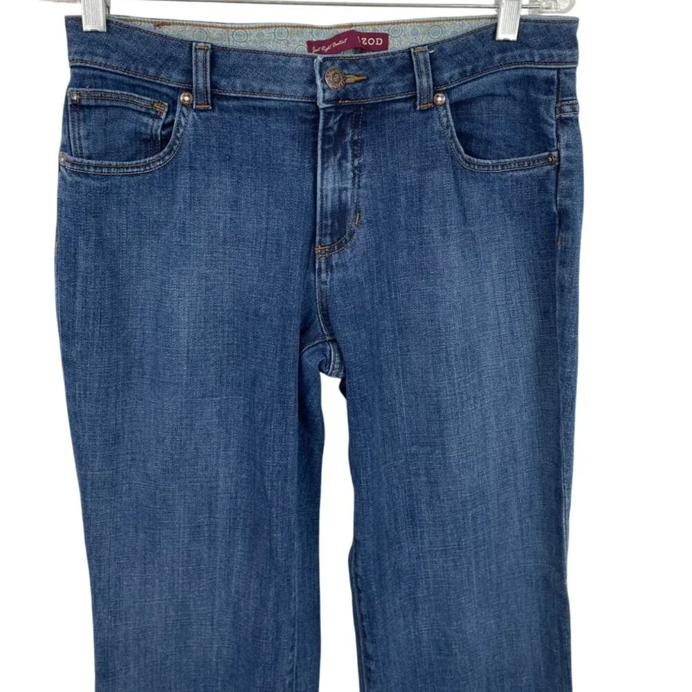 Izod Just Right Bootcut Blue Denim Jeans Women’s Size 10 - Picture 3 of 10